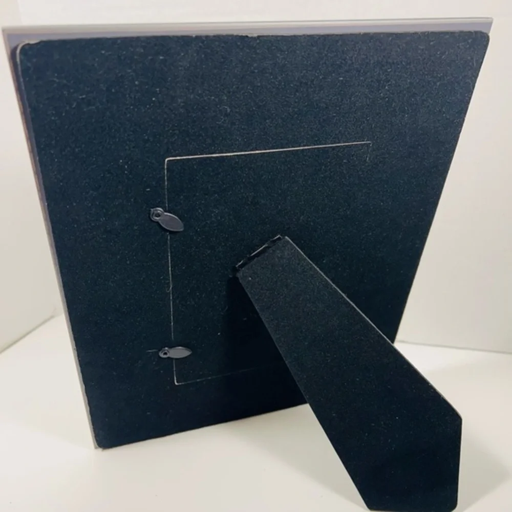 Zodax Modern Glass 8 X 10 Photo Frame Beautiful Hard To Find!